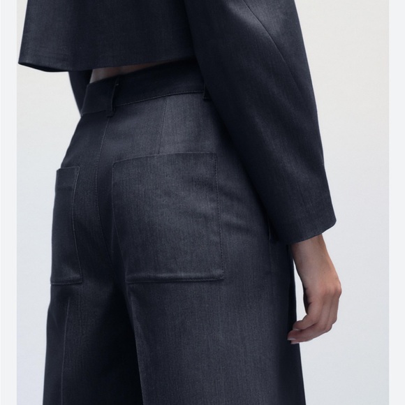 Zara NWT high waist culottes 8878/527 - Picture 3 of 7